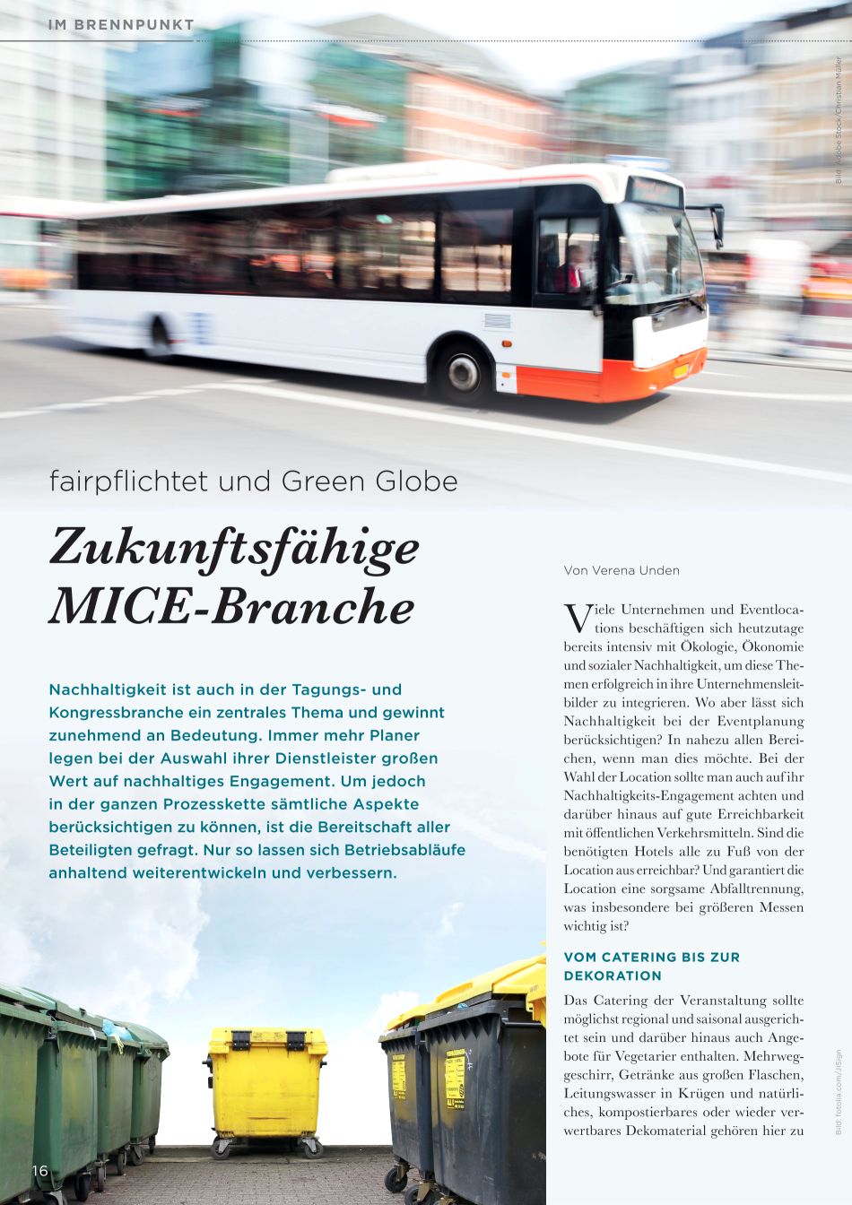 Zukunftsfähige MICE-Branche BRENNPUNKT