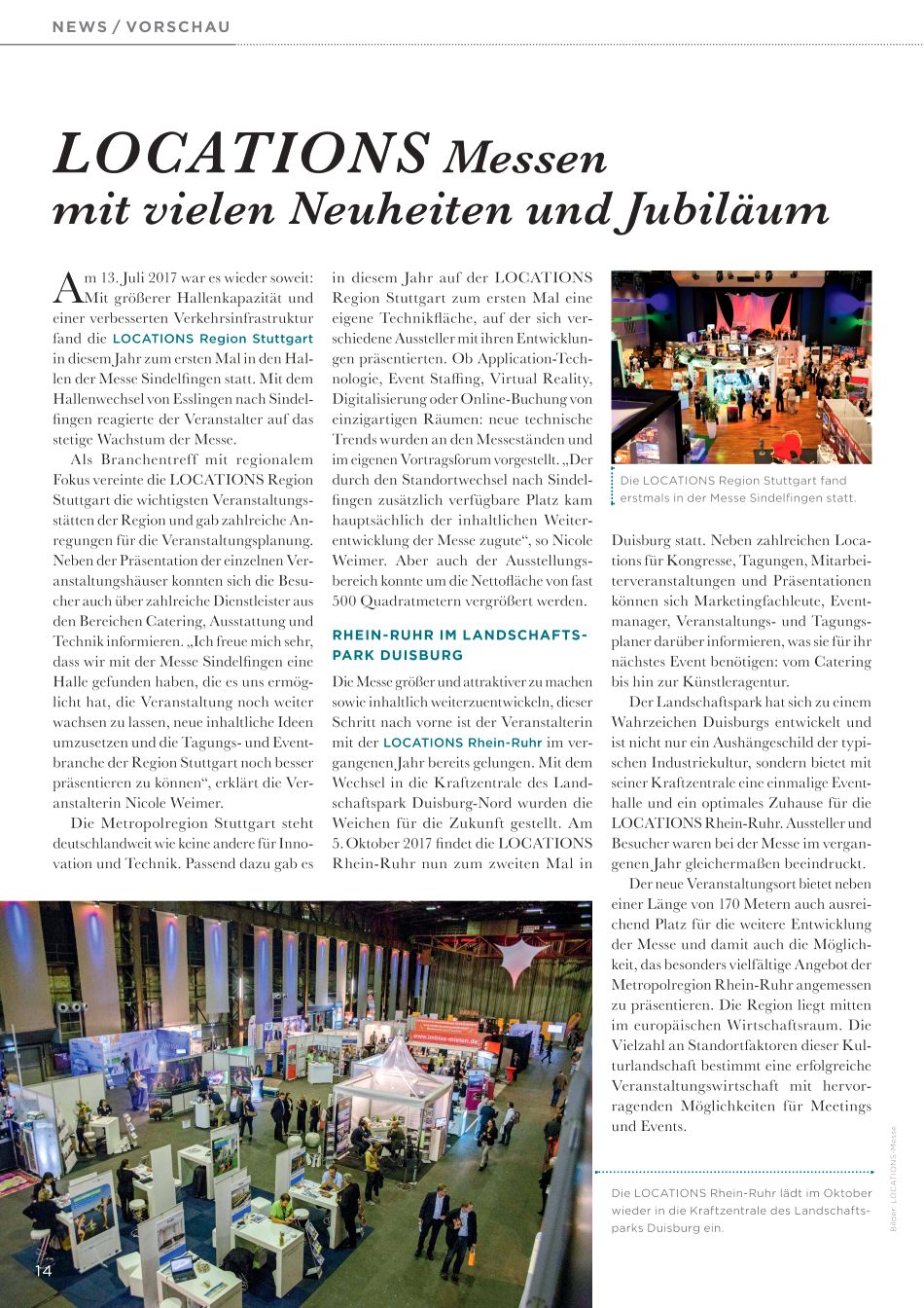 LOCATIONS Messen 