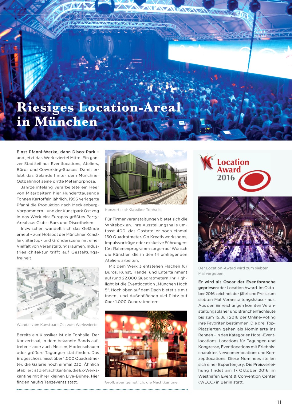 Riesige Locations-Areal in München