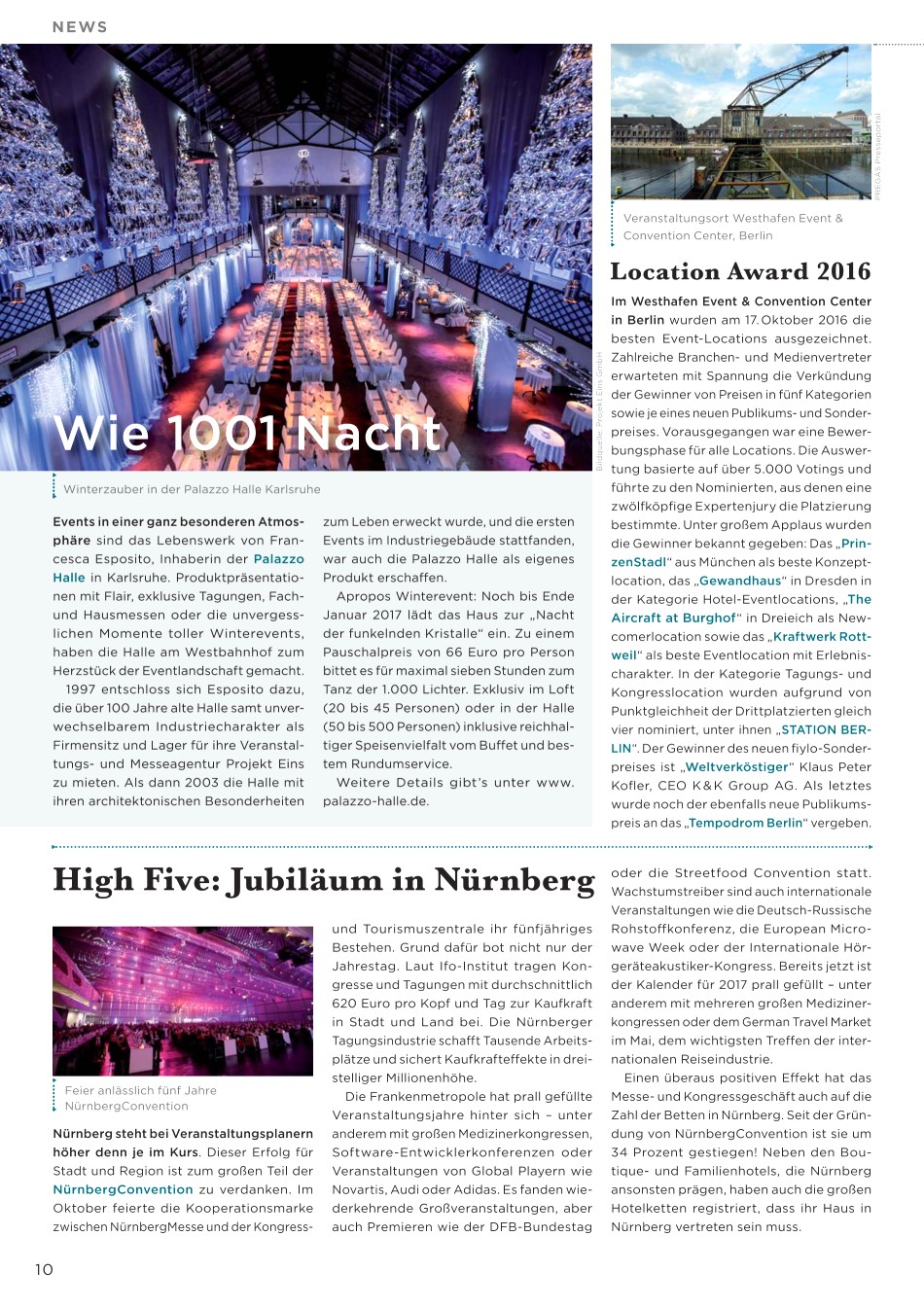 Wie 1001 Nacht High Five: Jubiläum in Nürnberg