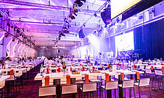 Essen: Grand Hall UNESCO Welterbe Zollverein - Abend Vernanstaltung ca. 1150 Personen