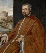 Portrait des Paolo Tiepolo von Jacobo Tintoretto