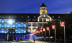 Karlsruhe: ZKM  - Zentrum für Kunst und Medien - ZKM Kubus Nacht 4
