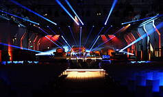 Essen: Grand Hall UNESCO Welterbe Zollverein - Showlicht