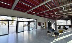 Marburg: Erwin-Piscator-Haus - Foyer 1. OG, Foto Georg Kronenberg