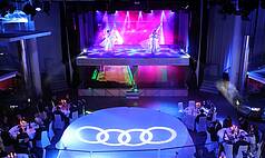 St. Wolfgang: scalaria - DO-X teatro | Gala Inszenierungssaal 
bis zu  1.000 Personen 
Dinner | Show | ... fliegende Bühne 