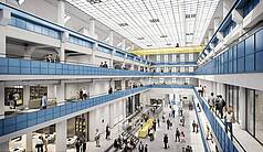 München: Gasteig HP8 - Die denkmalgeschützte Halle E im Gasteig HP8 - © gmp Architekten