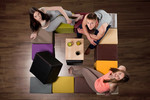 Flat Cube Lounge-Möbel von SWOOFLE Sitzgruppe bunt