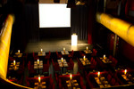 Tagung mit Leinwand