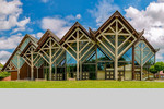 Memminger Stadthalle von Westen gesehen